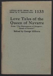 Love Tales of the Queen Navarre 1926 Little Blue Book 1133 Haldeman Julius - Picture 1 of 1