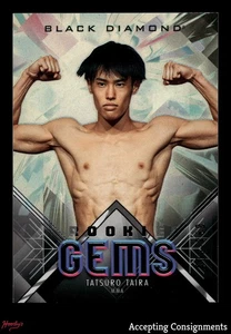 2025 UD Goodwin Champions Black Diamond Rookie Gems Tatsuro Taira 65/349 RC - Picture 1 of 2