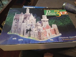 3D Puzzle Puzz3D Alpine Castle Over 1000 Pieces Realistic Design Complete - Picture 1 of 3
