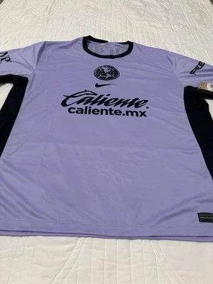 Nike Club America 23/24 Auténtico ADV Tercer Kit Jersey Púrpura FD9111-581 NUEVO CON ETIQUETAS 2XL Foto 1 de 4
