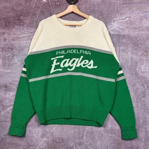 Suéter De Colección Philadelphia Eagles Para Hombres Verde L Acantilado Engle Tejido Suéter Años 90 2704 - Imagen 1 de 10