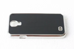 Luxuriöse Schutzhül Schale Samsung Galaxy S4 i9500 Hülle schwarz Alu Aluminium - Bild 1 von 3