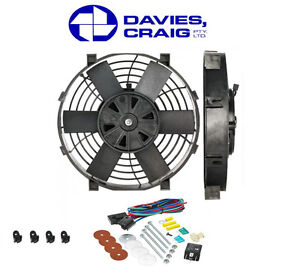 Davies Craig 14 Inch Slim line 12V Electrical Thermo Fan w/ Mounting Kit 