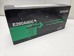 NEW GENUINE Lexmark E260A80G Black Toner for Lexmark E260 e360 e460 e462 - Picture 1 of 5