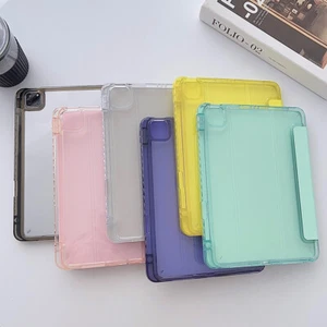 PU Smart Cover Case With Pencil Holder For iPad Pro 11 10th 10.9 9th 8th Air 5/4 - Picture 1 of 25