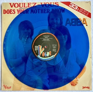 ABBA -Voulez Vous/ Does Your Mother Know- Rare French Blue Vinyl 12" (Vinyl) - Bild 1 von 7
