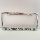 Mercedes Benz Stainless Steel Chrome Finished License Plate Frame Holder Used