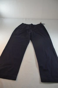 Land End Damen Hose Größe 10 28 blau vorne flach Baumwolle neu mit Etikett - Bild 1 von 9