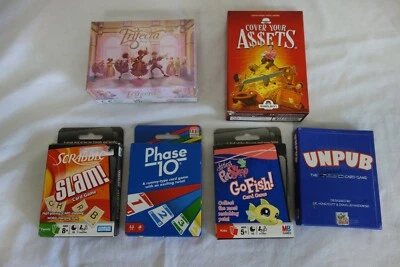 Lote de 6 juegos de cartas en caja fase completa 10 Unpub Scrabble Slam cubre tus activos Foto 1 de 2