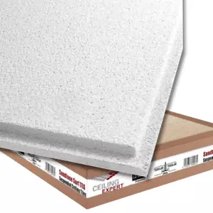 AZULEJOS DE TECHO SUSPENDIDOS TEXTURA ARENOSA BORDE TEGULAR 595mm x 595mm Como Duna - Imagen 1 de 4