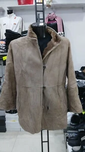MONTONE SHEARLING GALLOTTI Donna Woman Marrone   in vera pelle  tg 48 MON 846 LZ - Imagen 1 de 10