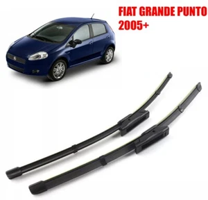 KIT 2 SPAZZOLE TERGICRISTALLO ANTERIORE FIAT GRANDE PUNTO DAL 2005 380MM+650MM - Foto 1 di 11