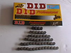 DID MOTORCYCLE CHAIN 525VX 525 VX BLACK EXTENSION LINKS 4 6 8 10 12 14 16 18 20 - Picture 1 of 1