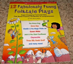 12 FABULOUSLY FUNNY FOLKTALE PLAYS Grades 2-4 TEACHER CLASSROOM RESOURCE - Picture 1 of 11