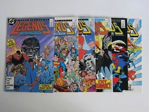 LEGENDS 1-6 VF/NM DC MINI SERIES COMIC SET COMPLETE 3 SUICIDE SQUAD BYRNE 1986 - Picture 1 of 12