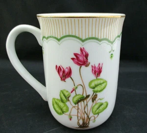 Kaffee Tee Becher Georges Briard Victorian Garden Cyclamen 3,75" EUC - Bild 1 von 4