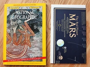 National Geographic February 1973 & Map; Mars, Australia, Oman, The Mrus - Picture 1 of 17