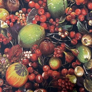 MODA Butternut Farm Sentimental Studios Fruit Gold Metallic - 16”x43” - Vintage - Picture 1 of 2