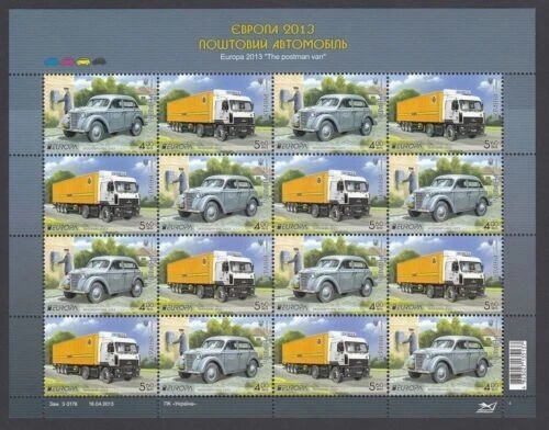 HB.EUROPA CEPT UCRANIA AÑO 2013 SIN USAR.  MINI HOJA PERFECTA - Imagen 1 de 1