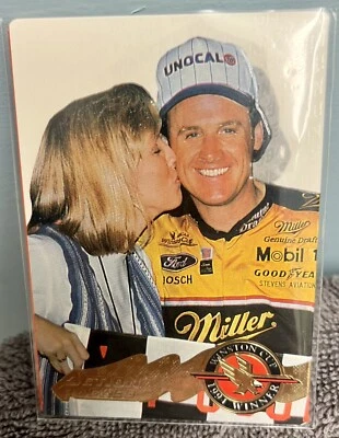 1995 ACTION PACKED RUSTY WALLACE WINSTON CUP WINNER CARD 58 - Image 1 of 2
