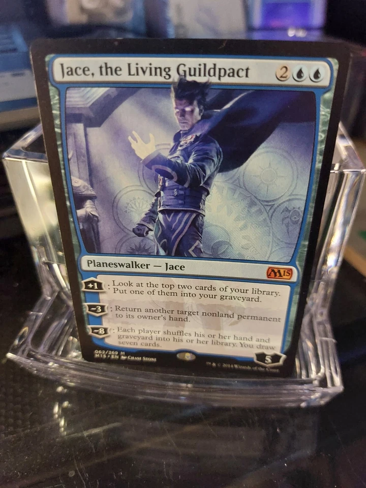 Jace Living Guildpact Mythic Planeswalker MTG Magic Mint  - Image 1 of 1