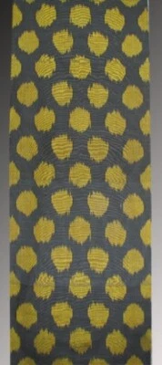 TELA UZBEK Natural SEDA IKAT ADRAS HECHA A MANO 11 yardas #7402 Foto 1 de 3