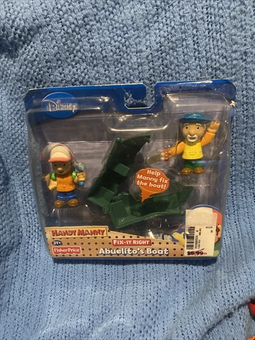 Handy Manny Fix-It-Right Action Figure Pair Abuelito's Boat New Minor Damage Box Cover