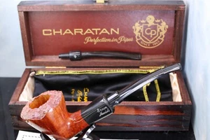 UNSMOKED Lane Charatan's Make Extra Large EXECUTIVE CROWN MODEL Pipe Wooden Box - Picture 1 of 24
