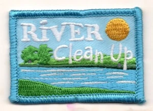 RIVER CLEANUP Iron On Patch - Picture 1 of 1