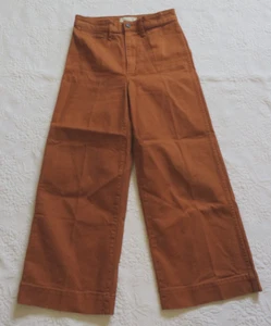 MADEWELL WIDE LEG CROP PANTS, SZ 25 - Picture 1 of 6
