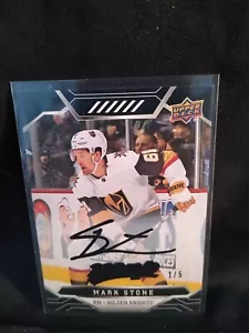 2019-20 Upper Deck MVP Mark Stone Black 1/5 - Picture 1 of 2
