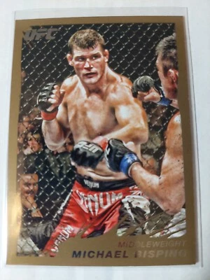Michael Bisping #131 2011 Topps UFC Moment of Truth Gold Parallel - Image 1 of 2