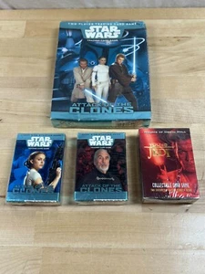 STAR WARS: ATTACK OF THE CLONES TWO PLAYER TRADING CARD GAME W/EXTRA CARD GAMES - Bild 1 von 21