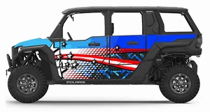 2023+ POLARIS XPEDITION ADV 1000 Design Decal Graphic Kit Vinyl Wraps 4th July - Picture 1 of 5