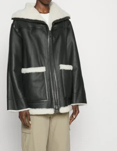 BELSTAFF ASPEN SHEEPSKIN SHEARING REVERSABLE JACKET SIZE M NEW WITH TAG - Picture 1 of 17