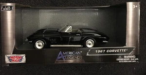 1967 CORVETTE CONVERTIBLE, MOTOR MAX - DIE CAST METAL FACTORY BUILT TOY, 1:24 - Picture 1 of 7