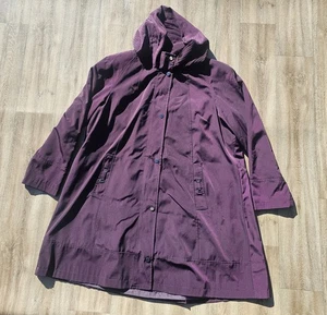 Vintage Gallery Damen Gr. XL Jacke lila Kapuze Reißverschluss herausnehmbares Innenfutter - Bild 1 von 11