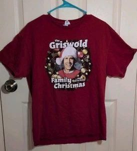 CAMISETA NATIONAL LAMPOONS GRISWOLD FAMILY NAVIDAD - ROJA Talla L - Imagen 1 de 6