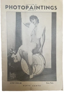 1930's Nude Catalog of Photopaintings Gypsey Rose Lee Bruno of Hollywood Issue 3 - Imagen 1 de 8