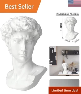 Künstlerische 11 Zoll griechische Skulptur von David - perfekt für Regal oder Tisch Display - Bild 1 von 10