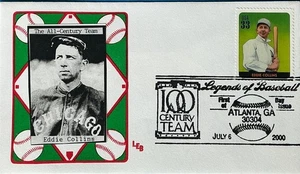 LEB 3408 Baseball Great Eddie Collins - Picture 1 of 1