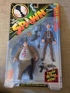 Vintage Sam and Twitch Action Figure Set Spawn Series 7 Famous Scary Monsters - Picture 1 of 6