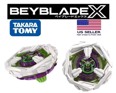 BEYBLADE X BX-00 Samurai Steel 5-70GF Metal Coat White Takara Tomy New US Seller - Image 1 of 3