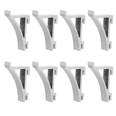  8 Pcs Clip Mensole Frigorifero Staffa Di Supporto Sullo Scaffale Del - Immagine 1 di 4