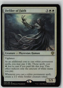 Defiler of Faith #16 Rare FOIL Dominaria United NM MTG - Picture 1 of 2