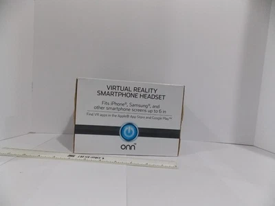 ONN Virtual Reality Smartphone Headset Fits iPhone Samsung Up to 6" VR Goggles - Image 1 of 4