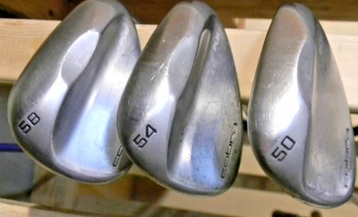 COBRA  PUR WEDGE SET VERSATLE GRIND 50* 54* 58* RAW FINISH STIFF FLEX - Image 1 of 4