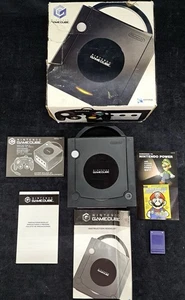 Nintendo GameCube DOL-001 - Schwarz in OVP mit Papieren - Bild 1 von 12