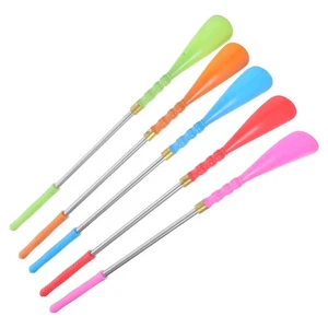  5 Pezzi Corno per Scarpe con Manico Lungo Home Scarpiera Stivali per Anziani - Foto 1 di 12