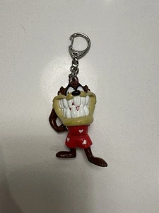 Taz Tazmanian Devil Hearts Key Chain Looney Tunes Warner Applause VGC - Bild 1 von 5